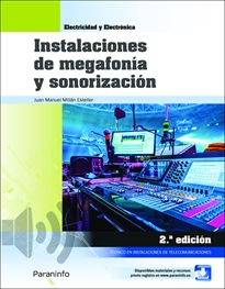 Portada del libro Instalaciones de megafonía y sonorización 2.ª edición 