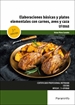 Portada del libro UF0068 - Elaboraciones básicas y platos elementales con carnes, aves, caza