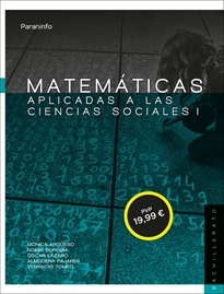 Portada del libro Matemáticas aplicadas a las ciencias sociales I. 1º Bachillerato