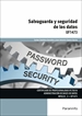 Portada del libro UF1473 - Salvaguarda y seguridad de los datos
