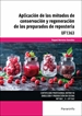 Portada del libro UF1363 - Aplicación de los métodos de conservación y regeneración de los preparados de repostería